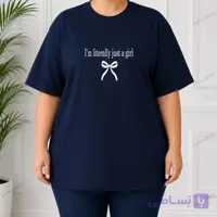 تیشرت سایز بزرگ زنانه کد TSH109