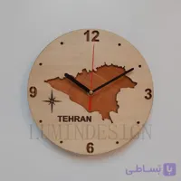 ساعت سه بعدی تهران