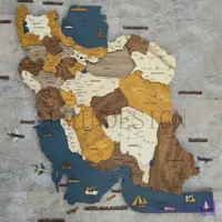 نقشه ایران پرایم عسلی