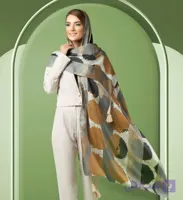 شال نخی حصیری پاییزه (کد 3021)