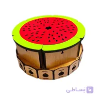 باکس آجیل خوری چوبی طرح هندوانه