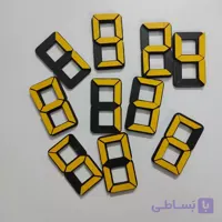 اعداد دیجیتالی چوبی دولایه پیوسته