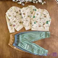 بلوز شلوار کبریتی کله خرسها cute سایز 35،40 کد 6913