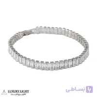 دستبند زنانه استیل طرح تنیسی کد 4