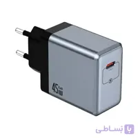 آداپتور شارژر دیواری 45 وات گرین لاین مدل GaNPremium EU