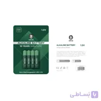 باتری قلمی 1.5 ولت گرین لاین مدل Alkaline بسته 4 عددی