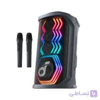 اسپیکر انکر مدل Soundcore Rave 3S همراه با 2 میکروفون بی سیم