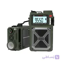 پاوربانک خورشیدی گرین لاین مدل Vintage همراه اسپیکر