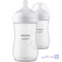 شیشه شیر نچرال(طبیعی)فیلیپس اونت ۲۶۰ میل 2 عددی philips avent