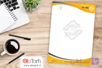 طرح سربرگ دوربین مدار بسته لایه باز