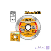 دیسک الماسه 305 م م 120T آلومینیوم اینکو مدل TSB3305212|حرفه ای