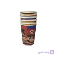 لیوان سوپر ماریو ( 10 عددی )