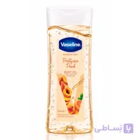 روغن بدن ژله ای وازلین Vaseline مدل Protecting &amp; Peach حجم 200 میلی لیتر