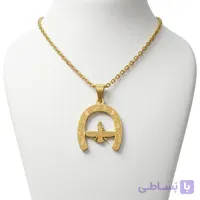 خرید ,قیمت گردنبند با پلاک فروهر هخامنشی نعل اسب
