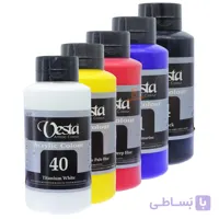 قیمت و خرید رنگ اکریلیک 37 میل تک رنگ وستا VESTA