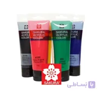 رنگ اکریلیک تک رنگ ساکورا 75 میل