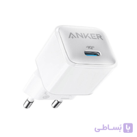 آداپتور شارژر انکر مدل Anker 511 Nano Pro 20W با توان ۲۰ وات-A2637L22-سفید