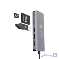 هاب شش پورت USB-C آدام المنتس با توان شارژ ۱۰۰ وات مدل Casa Hub A01