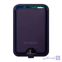 جاکارتی و استند مگنتی برند جیتک G-TECH Magnetic Card Holder رنگ قهوه ای