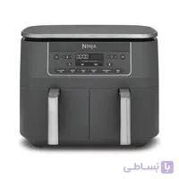 هواپز و سرخ کن برند نینجا مدل Ninja 6-in-1 Dual Zone Air Fryer DZ300- خاکستری