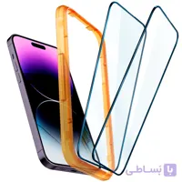 گلس اسپیگن مناسب برای آیفون 14 پرو مکس Spigen Screen Protector for iPhone 14 Pro Max مدل AGL05204
