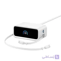 شارژر رومیزی انکر مدل Anker Nano Charging Station 6-in-1 100W رنگ سفید