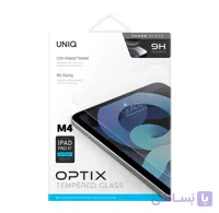 محافظ صفحه نمایش شیشه ای یونیک آیپد پرو 11 اینچ M4 (2024) UNIQ Optix Clear