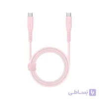 کابل USB-C 240W به USB-C انرژیا مدل FLOW  رنگ قرمز طول ۱.۵ متری