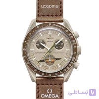 ساعت امگا سواچ مدل Omega X Swatch MISSION TO SATURN SO33T100