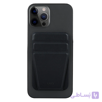کیف کارت و استند مدل Uniq LYFT Phone Stand &amp; Card Holder رنگ قهوه ای – مدل UNIQ-MGSNAPONCH-LYFTBWN