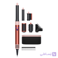 حالت دهنده مو دایسون مدل Dyson Airwrap multi-styler and dryer Complete Long Diffuse (Strawberry Bronze|Blush Pink) (صورتی|برنز) با گارانتی 24 ماه