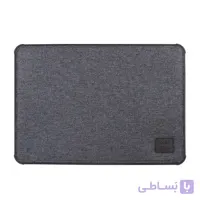 کیف ضد ضربه مک بوک ۱۵/۱۶ اینچی یونیک مدل UNIQ Dfender Magnetic Snap Bumber-خاکستری