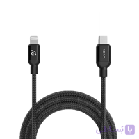 کابل USB-C به لایتنینگ آدام المنتس مدل Adam Elements PeAk II C120B | رنگ مشکی