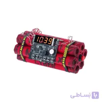 ساعت رومیزی طرح دینامیت Dynamite alarm clock رنگ مشکی
