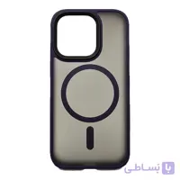 قاب Magic Mask مات دودی مگسیف دار مناسب برای Apple iPhone  13,14 رنگ سورمه ای