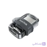 فلش مموری سن دیسک 64 گیگابایت SanDisk Dual Drive M3