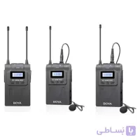 ست میکروفن بی سیم بویا مدل WM8 PRO مجموعه 3 عددی