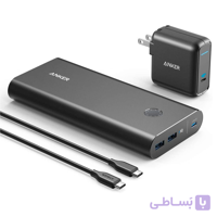 شارژر همراه انکر ۴۵وات PowerCore+ 26800 PD به همراه شارژر ۳۰ وات -مدل B1376