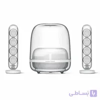 اسپیکر دسکتاپ هارمن کاردن مدل soundsticks 4 | رنگ سفید با گارانتی
