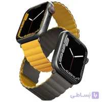 بند اپل واچ برند Uniq مدل Revix رنگ Mustard/Khaki سایز 49-45-44-42 UNIQ-45MM-REVMUSKAK