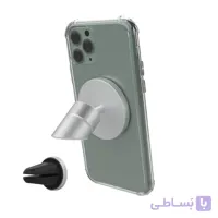 پایه نگهدارنده برند جاست موبایل مدل AluDisc Go Car Mount مناسب برای گوشی تا صفحه 8 اینچ
