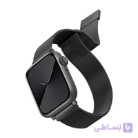 بند اپل واچ طرح میلانس برند یونیک مدل Uniq Dante for apple watch 40/38 mm_ رنگ گرافیت