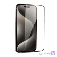 محافظ صفحه نمایش آیفون ۱۵ پرو مکس برند زگ مدل ZAGG Glass Plus Edge Iphone 15 pro