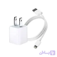 شارژر دیواری اپل همراه با کابل 5W (اصل)