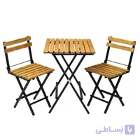 میز و صندلی تاشو سفری دکومرآت مدل ژینا بسته 3 عددی