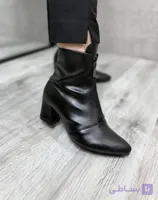 نیم بوت پاشنه جلوزیپ گندم۵۳۳