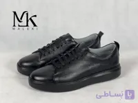 کفش افزایش قد مردانه چرم طبیعی اسپرت و روزمره با لژ مخفی مدل ونس | ملکی استایل