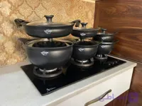 سرویس قابلمه چدن۱۴پارچه