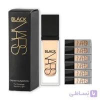 کرم پودر شیشه ای فاقد چربی بلک نارس BLACK NARS مدل Cream Foundation حجم 30 میل همه شماره ها