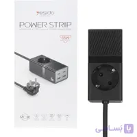 چند راهی 1 خانه برق یسیدو Yesido MC36 با کابل 1.5 متری + شارژر USB و Type-C